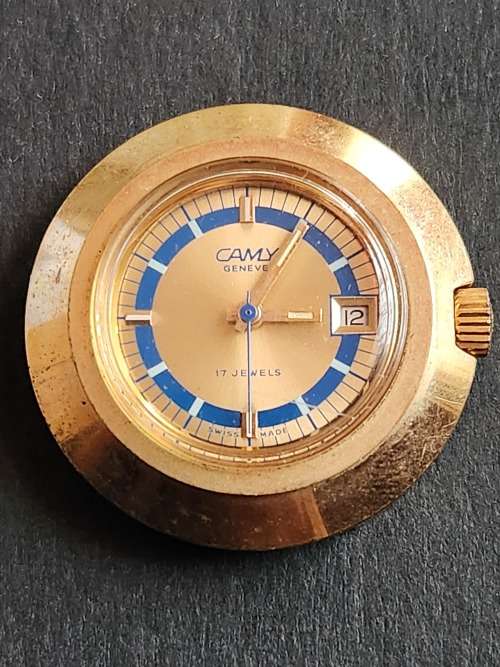 Vintage Camy Geneve 17 jewels Swiss made Mechanical Watch (working) - as per photograph