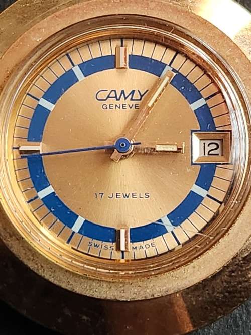 Vintage Camy Geneve 17 jewels Swiss made Mechanical Watch (working) - as per photograph