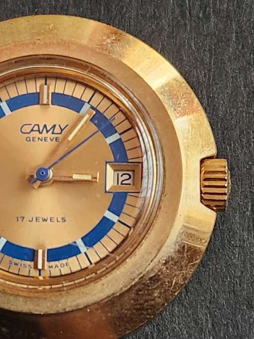 Vintage Camy Geneve 17 jewels Swiss made Mechanical Watch (working) - as per photograph