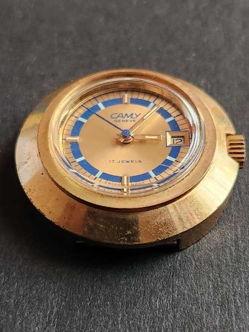 Vintage Camy Geneve 17 jewels Swiss made Mechanical Watch (working) - as per photograph