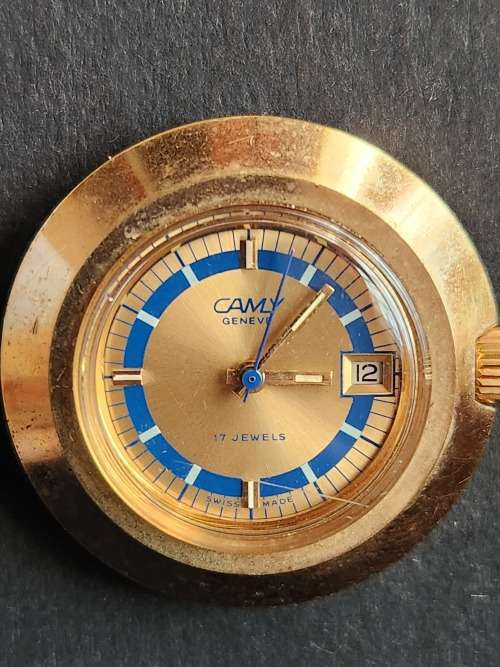 Vintage Camy Geneve 17 jewels Swiss made Mechanical Watch (working) - as per photograph