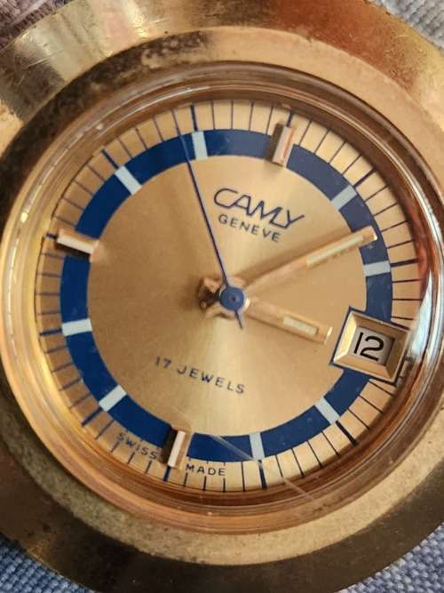 Vintage Camy Geneve 17 jewels Swiss made Mechanical Watch (working) - as per photograph