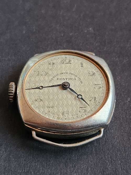 Vintage Bentima (The Best Shock Proof Lever) Swiss made - not working -(minute hand broken)