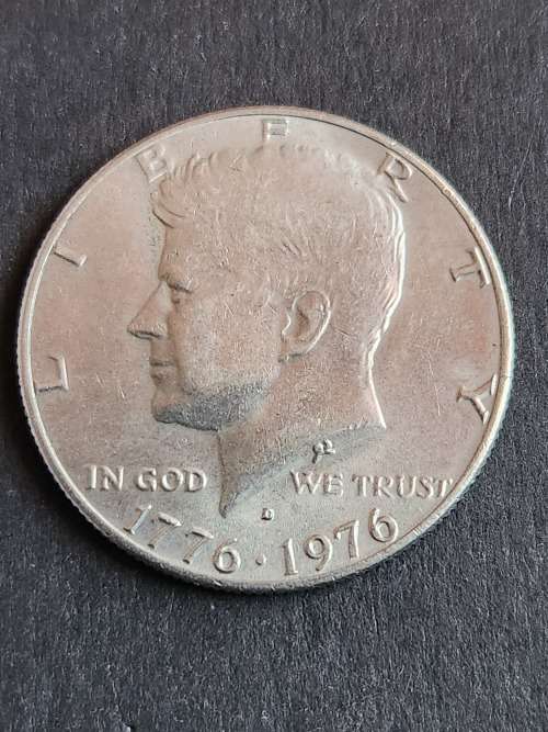 USA Kennedy 1/2 Dollar 1976 - as per photograph