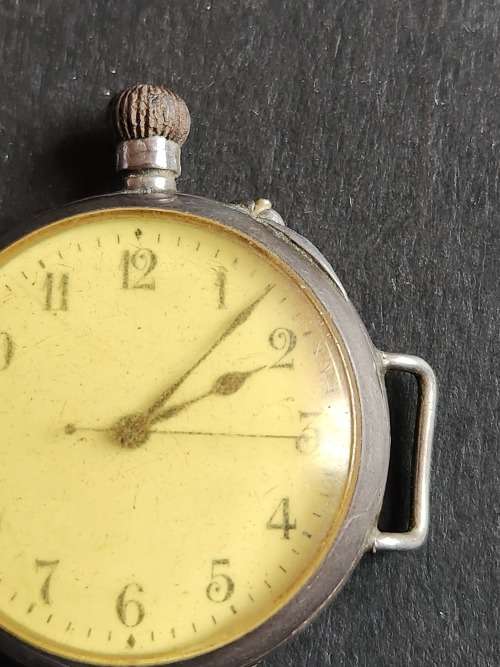 Vintage Swiss made Silver Men`s Wrist Watch 15 Jewels stamp .925 (working) - as per photograph