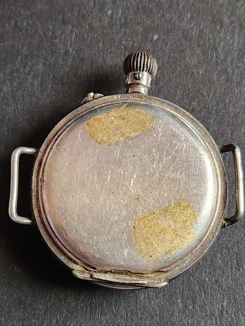 Vintage Swiss made Silver Men`s Wrist Watch 15 Jewels stamp .925 (working) - as per photograph