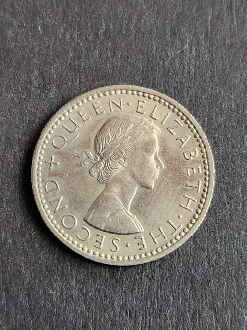 Rhodesia and Nysaland Sixpence 1963 (scarce date) nice condition - as per photograph