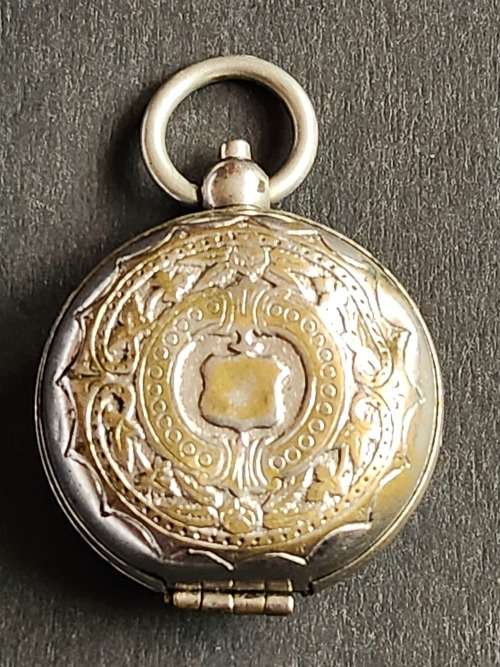 Vintage Nickel Plated Sovereign Holder - as per photograph