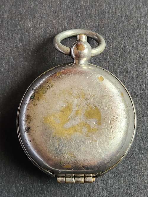 Vintage Nickel Plated Sovereign Holder - as per photograph