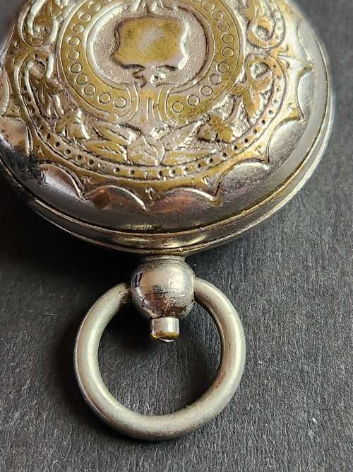 Vintage Nickel Plated Sovereign Holder - as per photograph