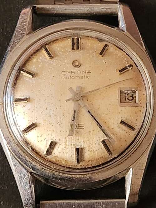 Vintage  Certina Automatic Swiss made Mechanical Wrist Watch - not working (winder lose)