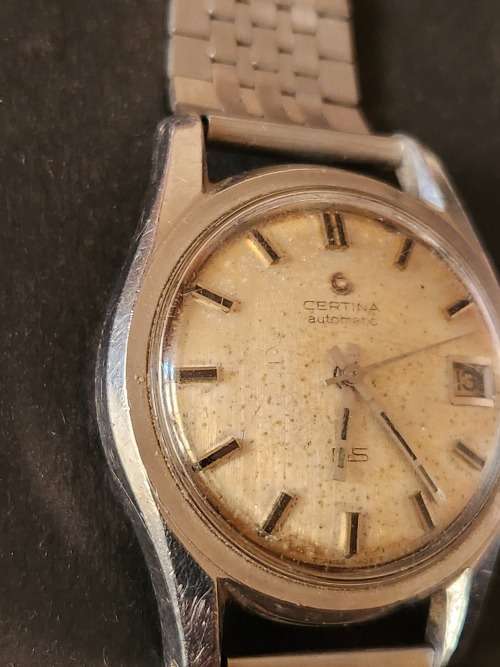 Vintage  Certina Automatic Swiss made Mechanical Wrist Watch - not working (winder lose)
