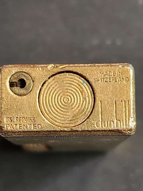 Vintage Dunhill Lighter (needs flint and gas) made in Switzerland - as per photograph