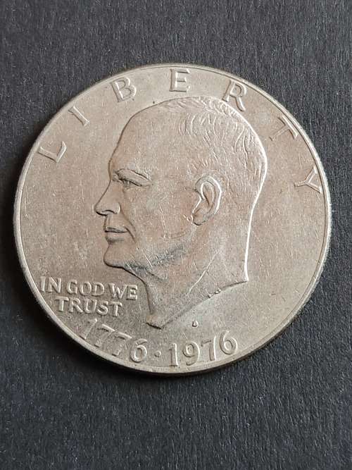 USA Eisenhower Dollar 1976D - as per photograph