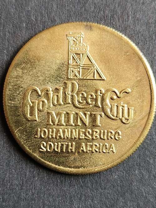 Gold Reef City Good Luck Token - as per photograph