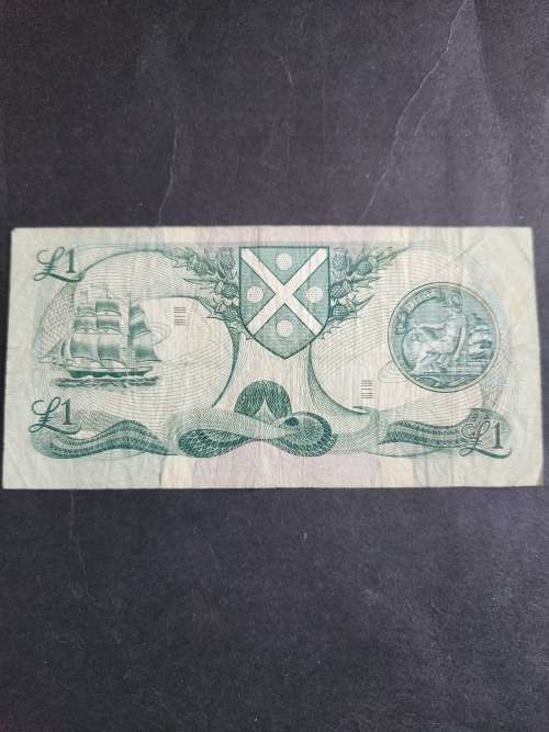 Bank of Scotland One Pound Note Edinburgh 8 September 1976 - as per photograph