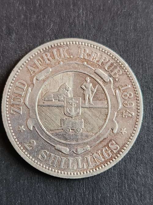 Zar 2 Shillings 1894 - as per photograph