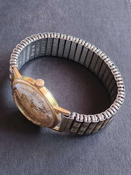 Vintage Men`s Rotary Calender 17 Jewels Inca Block Wrist Watch (not working) - as per photograph