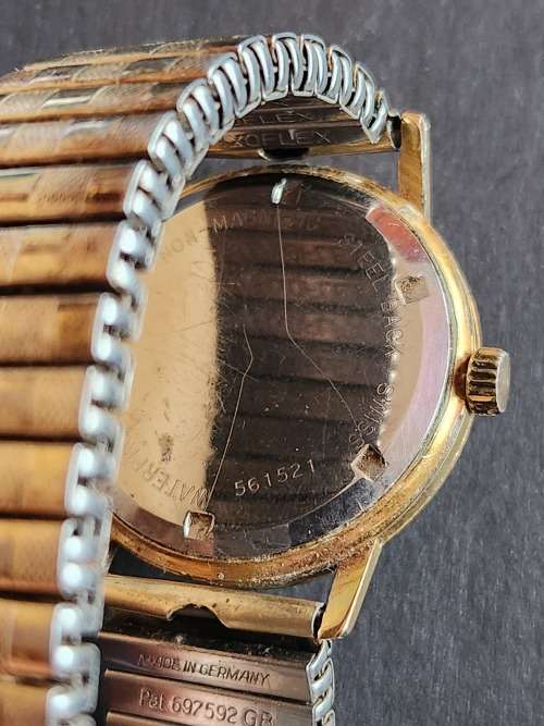 Vintage Men`s Rotary Calender 17 Jewels Inca Block Wrist Watch (not working) - as per photograph