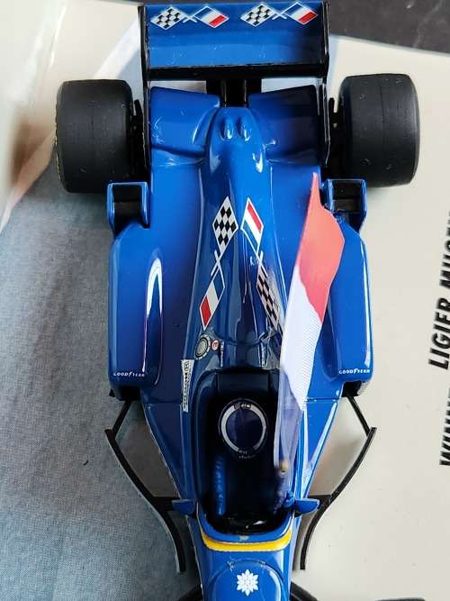 Paul`s Model Art Mini Champs Ligier Mugen Honda JS 43 Winner GP Monaco, 19 May 1996 Olivier Panis