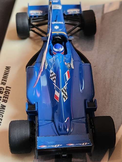 Paul`s Model Art Mini Champs Ligier Mugen Honda JS 43 Winner GP Monaco, 19 May 1996 Olivier Panis