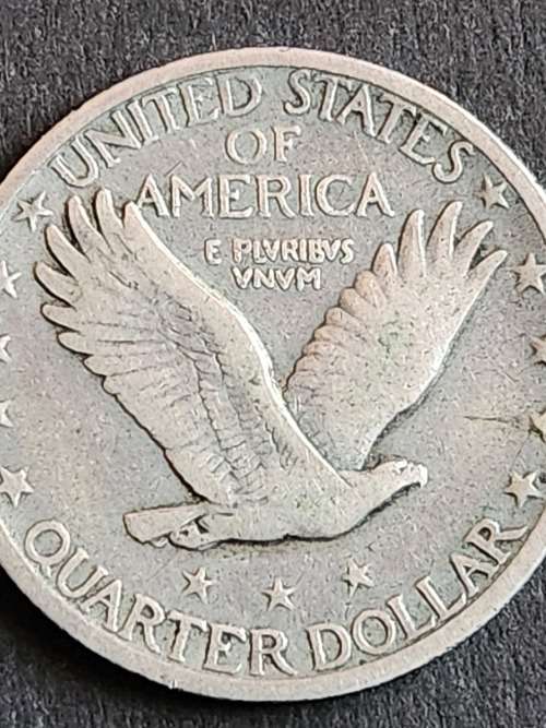 Standing Liberty 1/4 Dollar 1921 (rare key date) - as per photograph