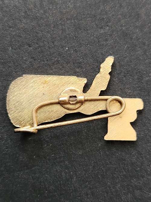 SA Airways 21 years Anniversary 1934-1955 Pin Badge (gold plated) - as per photograph