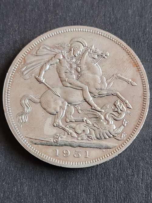 Festival of Britain Crown 1951 Proof (in box) - as per photograph