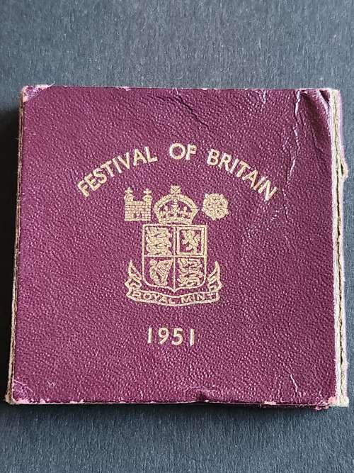 Festival of Britain Crown 1951 Proof (in box) - as per photograph