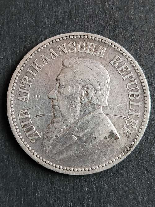 ZAR 2 1/2 Shillings 1895 - as per photograph