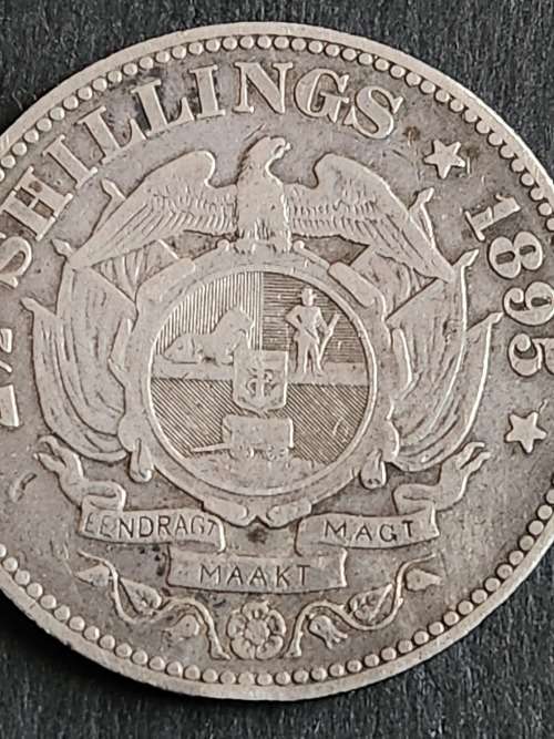 ZAR 2 1/2 Shillings 1895 - as per photograph