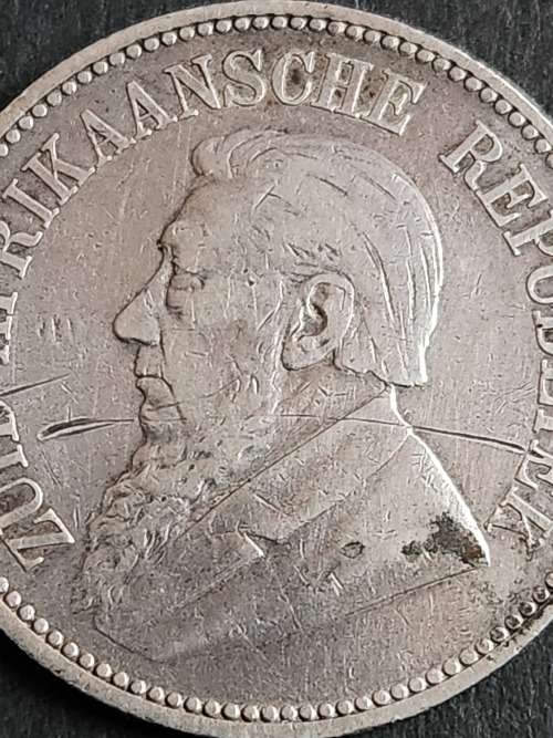 ZAR 2 1/2 Shillings 1895 - as per photograph