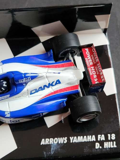 Paul`s Model Art Mini Champs Arrows Yamaha FA 18 D. Hill  - as per photograph