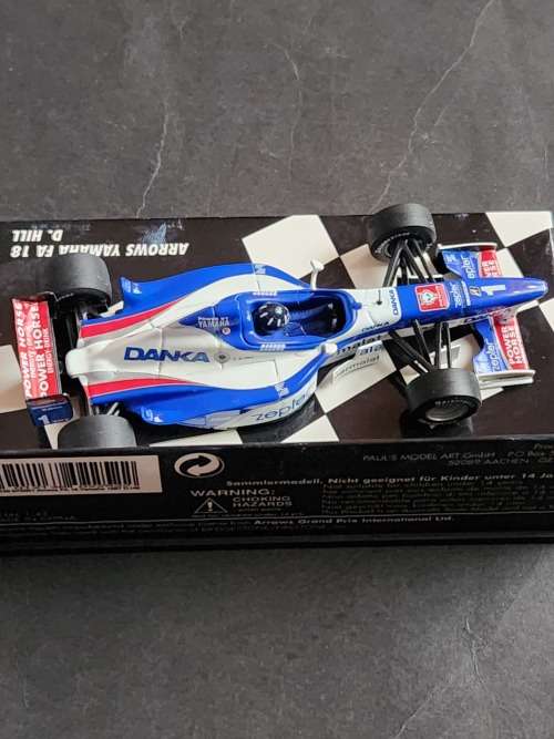 Paul`s Model Art Mini Champs Arrows Yamaha FA 18 D. Hill  - as per photograph