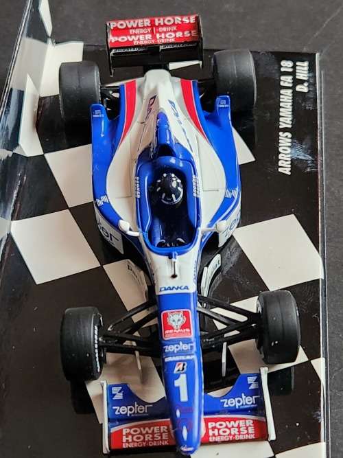 Paul`s Model Art Mini Champs Arrows Yamaha FA 18 D. Hill  - as per photograph