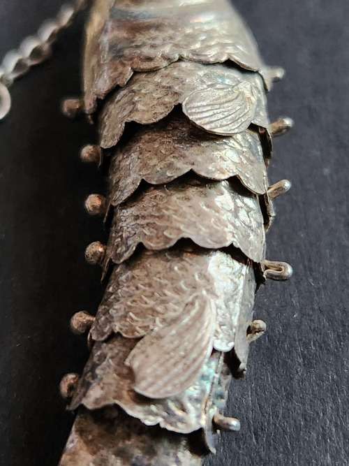 Vintage Articulated Fish Pin/Brooch (very nice condition) - as per photograph