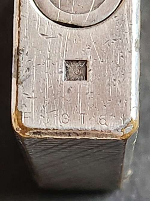 Silver Plated Saint Dupont Lighter made in France (needs gas/flint) 45mmx 35mm - as per photograph