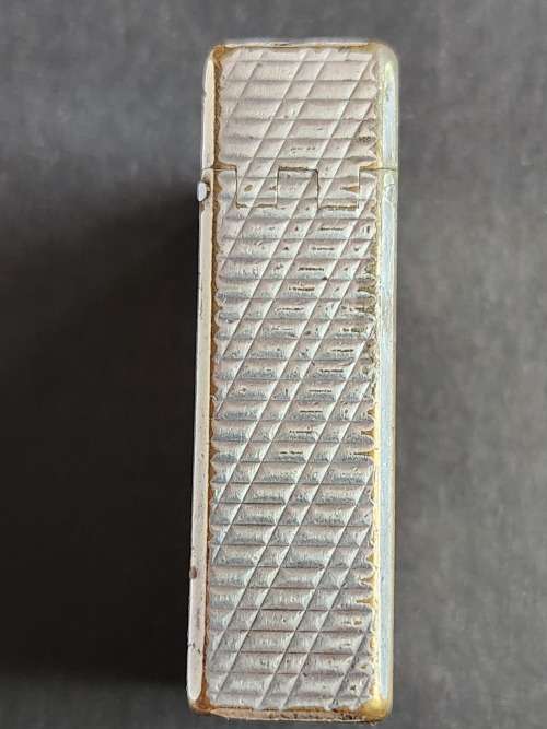 Silver Plated Saint Dupont Lighter made in France (needs gas/flint) 45mmx 35mm - as per photograph
