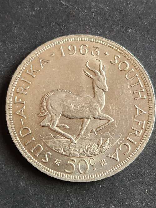 Republic 50 Cents 1963 (nice condition) EF+/UNC - as per photograph