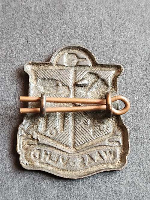WAAS - VLHD Woman`s Association Auxiliary Services Badge - as per photograph