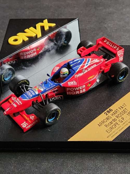 Onyx 286 Arrows Hart FA17 Ricardo Rosset Europe G.P. - 1996 - as per photograph