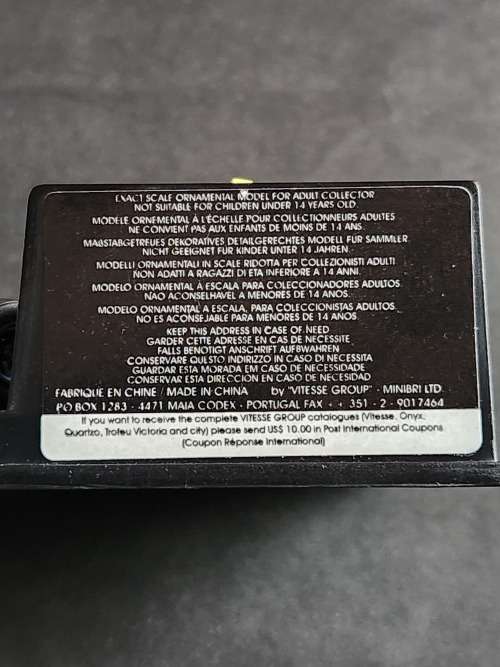 Onyx 286 Arrows Hart FA17 Ricardo Rosset Europe G.P. - 1996 - as per photograph