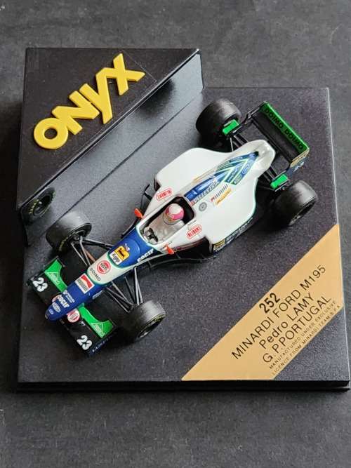 Onyx 252 Minardi Ford M195 Pedro Lamy G.P. Portugal - as per photograph