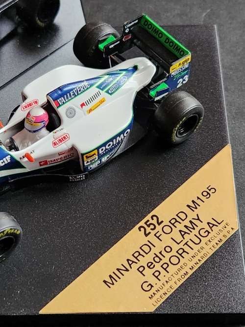 Onyx 252 Minardi Ford M195 Pedro Lamy G.P. Portugal - as per photograph