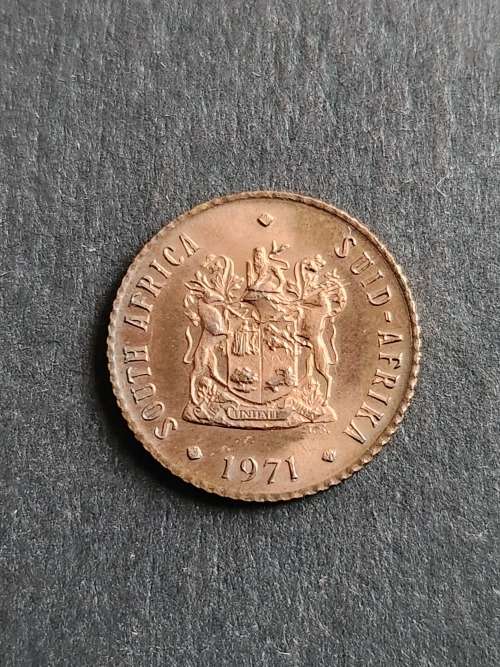 Republic 1/2 Cent 1971 Proof - as per photograph