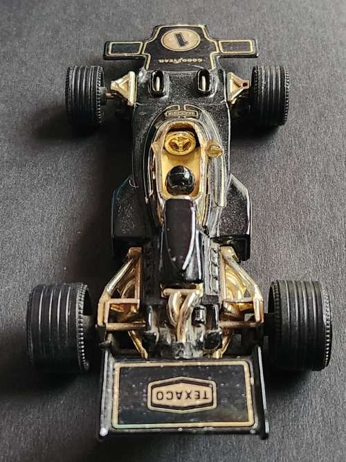 Corgi John Player Special F1 scale 1:36 made in Great Britain (Goodyear) - as per photograph