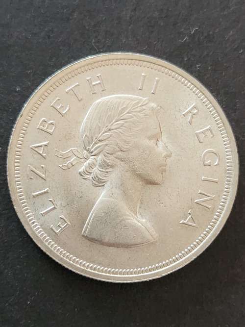 Union 5 Shillings 1955 EF+/UNC - as per photograph