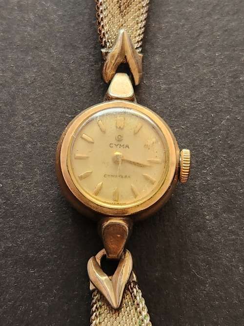 Vintage Ladies Cyma Watch (working needs to be serviced) - as per photograph