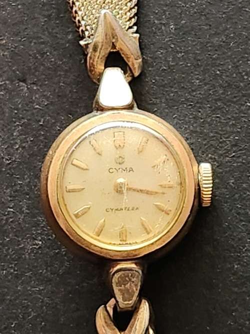 Vintage Ladies Cyma Watch (working needs to be serviced) - as per photograph