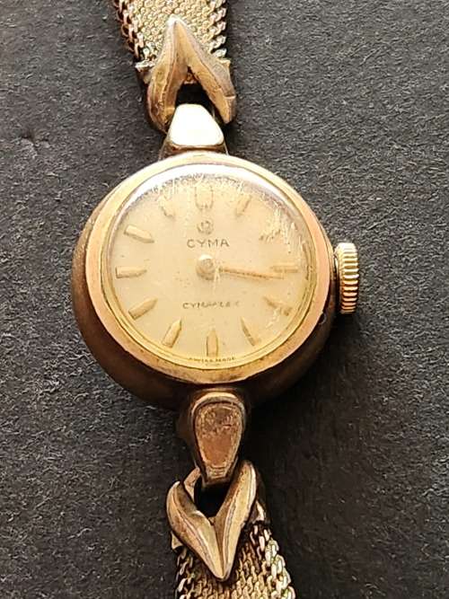 Vintage Ladies Cyma Watch (working needs to be serviced) - as per photograph